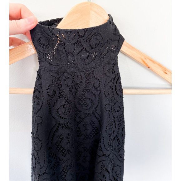 Love for Lemons Black Lace Halter Mini Dress - Picture 10 of 12